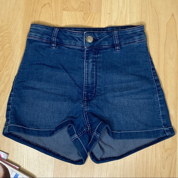 H&M Blue Denim Jeans Shorts - Picture 4 of 8